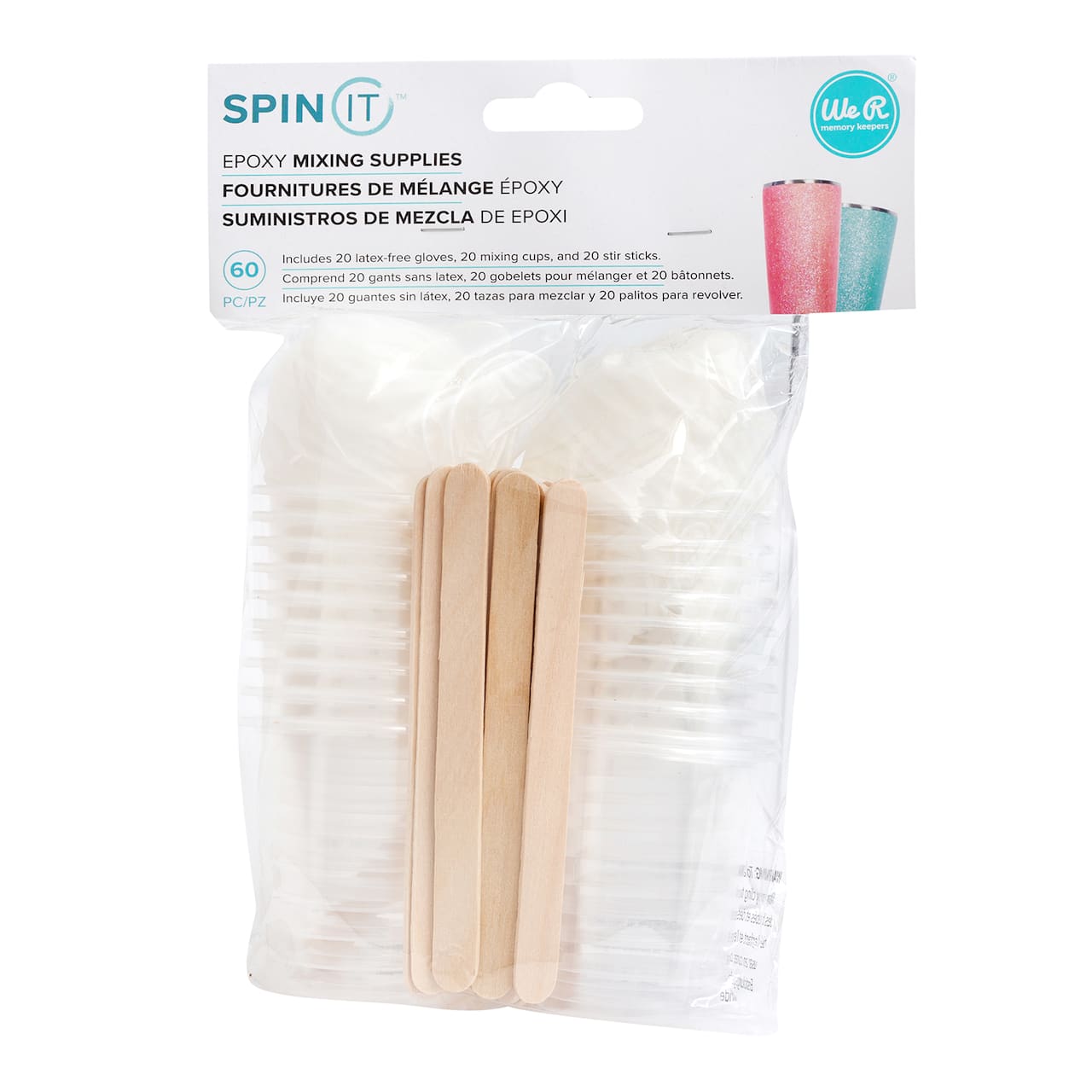 12 Pack: We R Memory Keepers&#xAE; Spin It&#x2122; Epoxy Mixing Supplies Kit